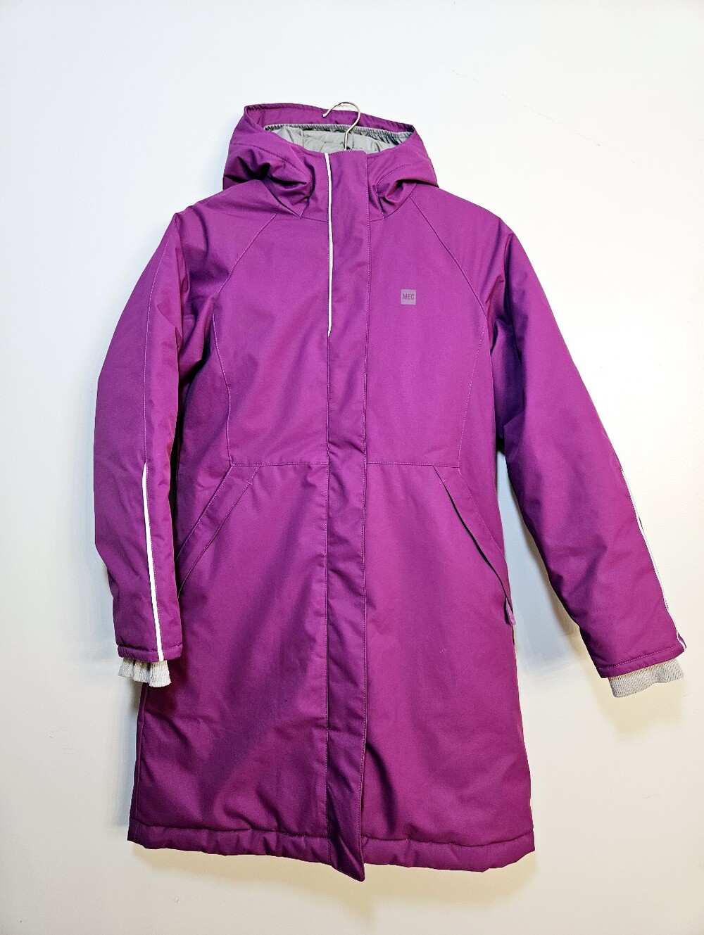 MEC Insulted Toaster Parka Girls Size 14 Full Zip Lined Winter Jacket